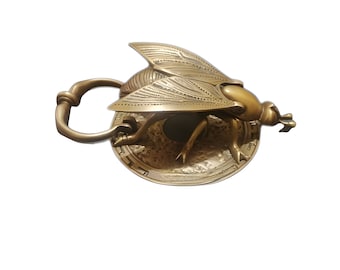 Wasp Door Knocker Detailed ANTIQUE Solid Brass | Bee Front Door Knocker, Wasp Banger