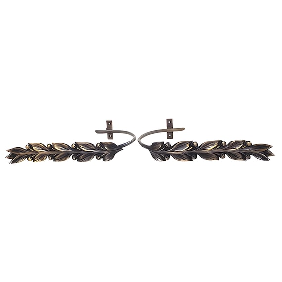 4 Stück Wand-Raffhalter Für Vorhänge – Metall, Schwarz, 15,5 X 8 Cm, Inkl. Schrauben & Dübel, Vielseitig Nutzbar