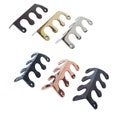 Set of Vintage Fern leaf Box Corner Protector / Corner Guard Decor Shelf Cabinet Hardware Home Decor
