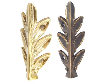 SET of Solid Brass Corner Protector Brass Skiffer, 85mm Vintage Decorative Corner Guards Skirting Protectors Living Accessories Hardware