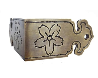 Juego de protectores de esquinas de ancla de granero y esquifes / protectores de esquinas de caja / protectores de esquinas de mesa / protectores de esquinas de latón para decoración del hogar