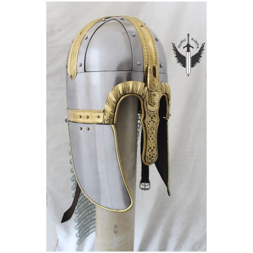Handmade Viking COPPERGATE Helmet shops MILD Teel with Brass Crafting Design And Butted Chainmail. Thickness of Helmet 20 Gauge |Halloween Gift |