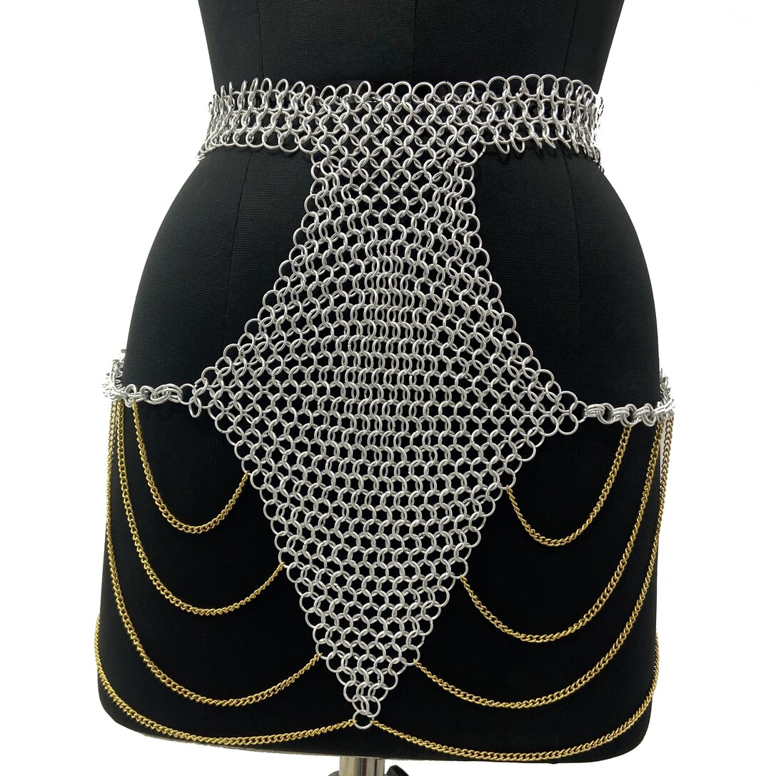 Medieval Aluminum Butted Chain Mail Skirt Ring Size 10 Mm Etsy