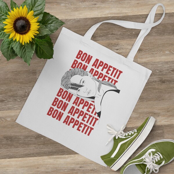 Bon Appetit | Red | Tote Bag