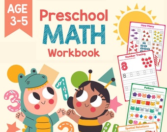 Math Workbook - Etsy
