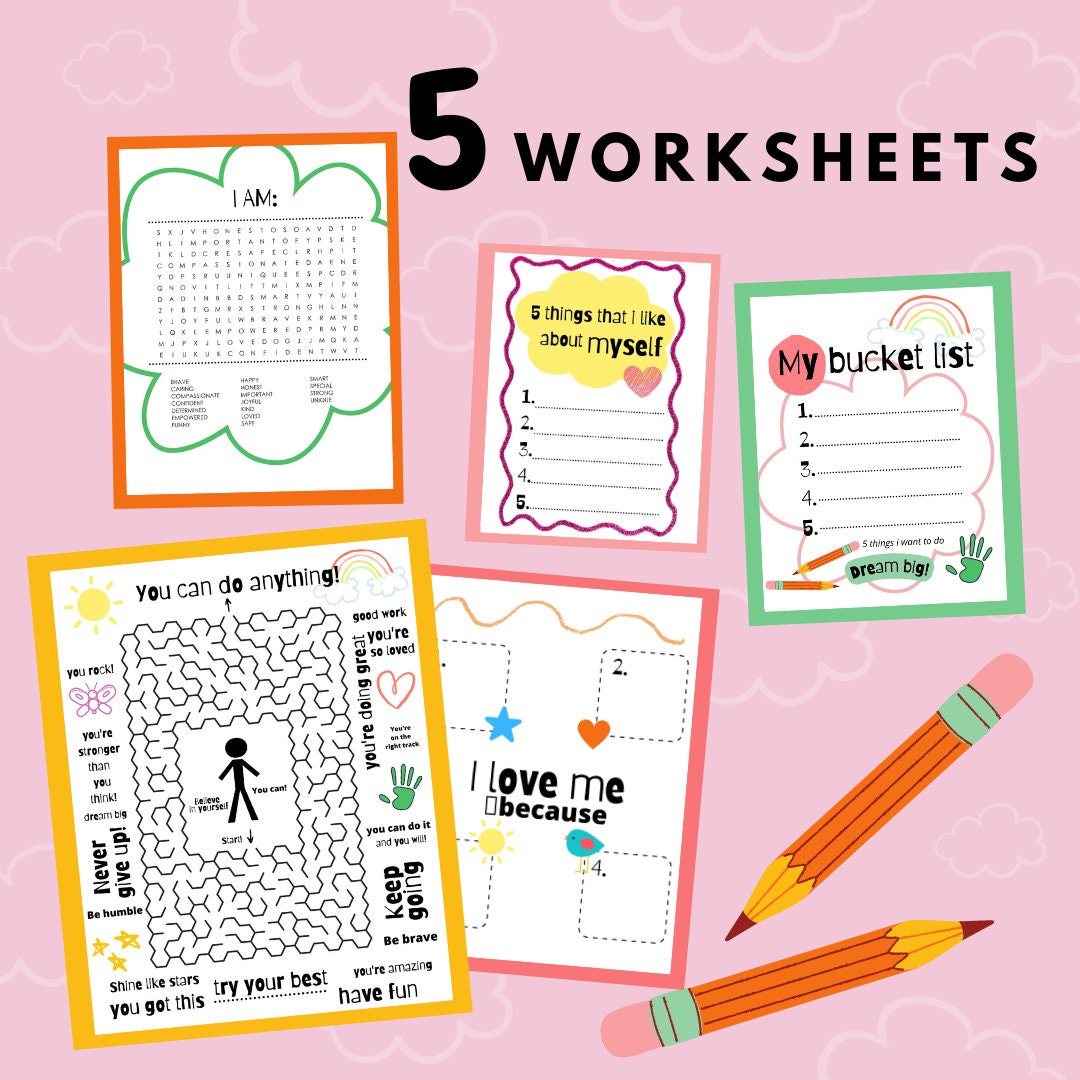 Self-esteem Worksheets Build Your Child&rsquo;s Self-esteem Self Esteem