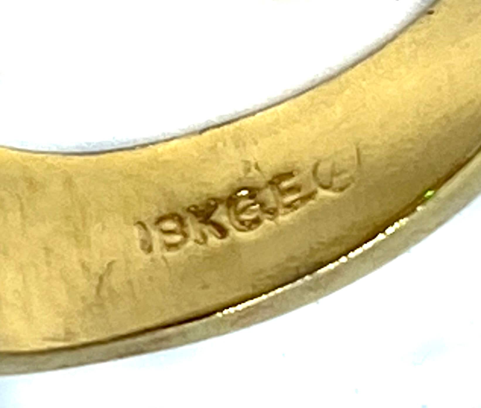 ゴールデンウィークラストSALE❕ ゴールド【 4mm×23mm 】18k 81 Toi et Moi Snake Cocktail Ring in 14k Yellow Gold