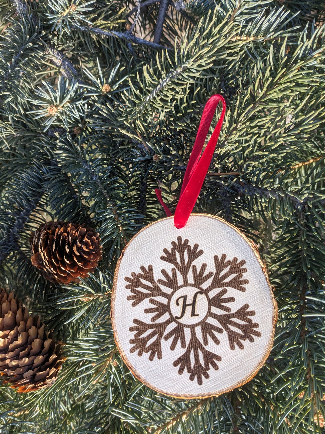 Handmade customizable christmas ornament etsy