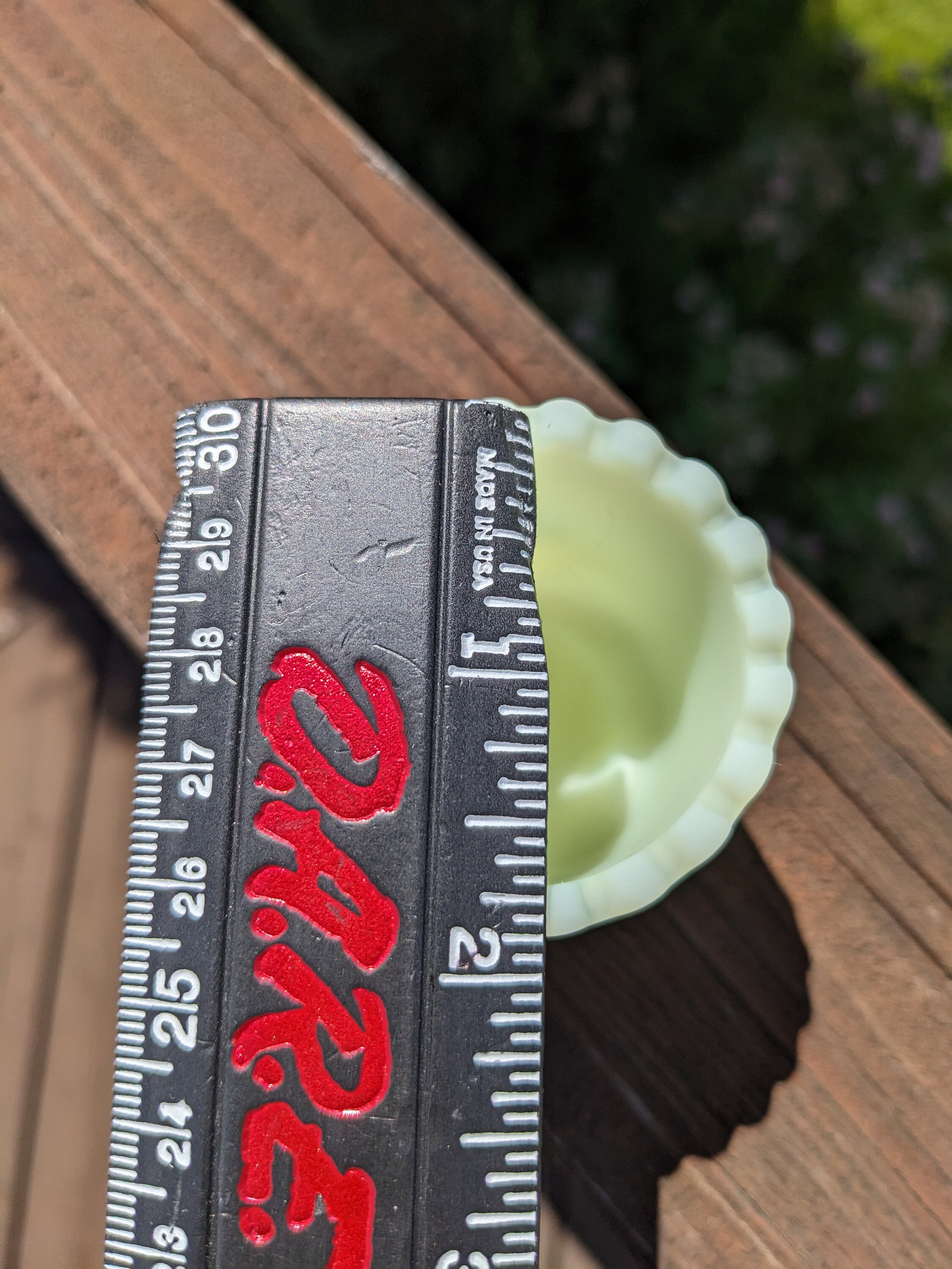 Fenton Custard Satin Glass Toothpick Holder Blue Textured Flowers Etsy