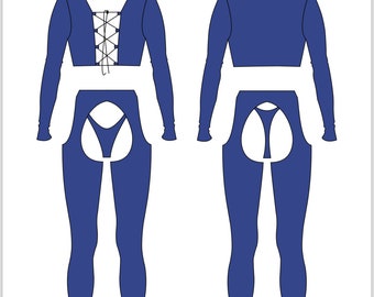 Flaschenmädchen Schnittmuster Stripper Schnittmuster Rodeo