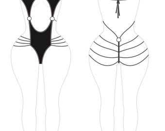 Stripper sewing pattern