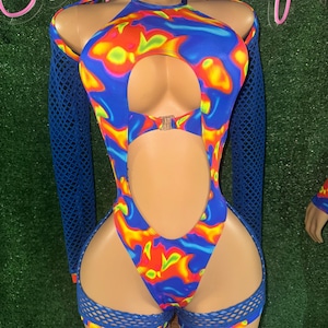 bottle girl uniform rave outfit exotic dance wear