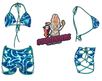 bottle girl sewing pattern loop short set