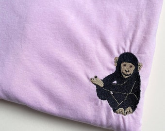 Chimp Embroidered Organic Cotton T-shirt - Unisex Fit