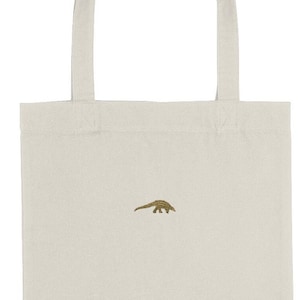 Pangolin Tote bag, Pangolin Embroidered tote, Tote bags, Pangolins, Pangolin gift