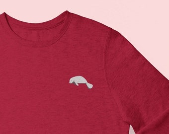 Manatee Embroidered Sweatshirt: UK Designed Unisex Fit