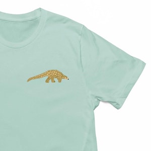 Pangolin Embroidered Tshirt, Pangolin tshirt, Pangolins, Pangolins, Pangolin Embroidered