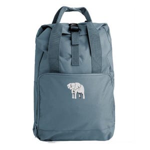 Elephant Embroidered Backpack, Elephant Backpack, Elephant bag, Elephants, Elephant rucksack, Elephants