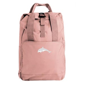 Delfin Gestickter Rucksack, Delfin Rucksack, Gestickter Delfin, Delfine, Delfintasche, Delfinrucksack, Delfinrucksack