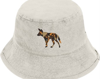 African Hunting Dog Bucket Hat, Wild Dog Bucket hat, African Hunting Dog, Bucket Hats, African Hunting Dogs, Gift