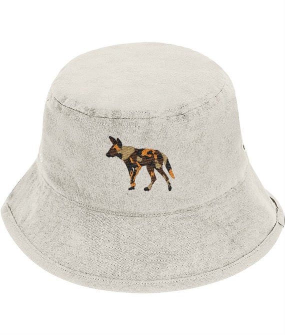 African Hunting Dog Bucket Hat, Wild Dog Bucket Hat, African