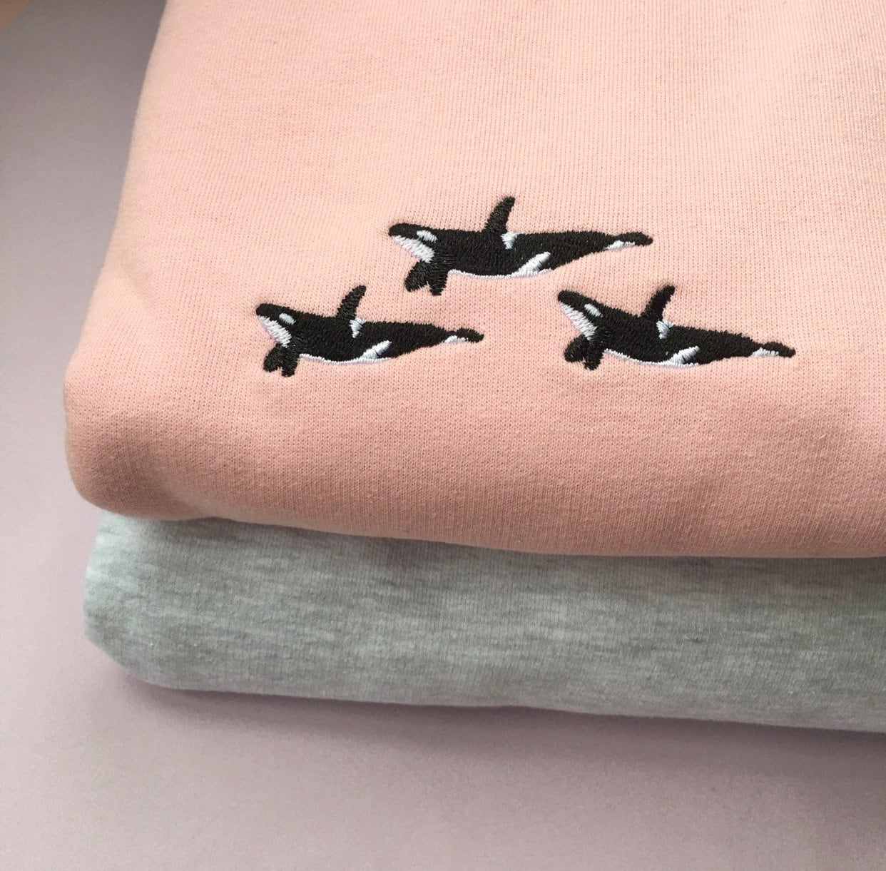 Orca Whale Jumper, Orca killer whale, Embroidered Orca sweatshirt, Orca Jumper, Killer Whale Jumper, Killer Whales