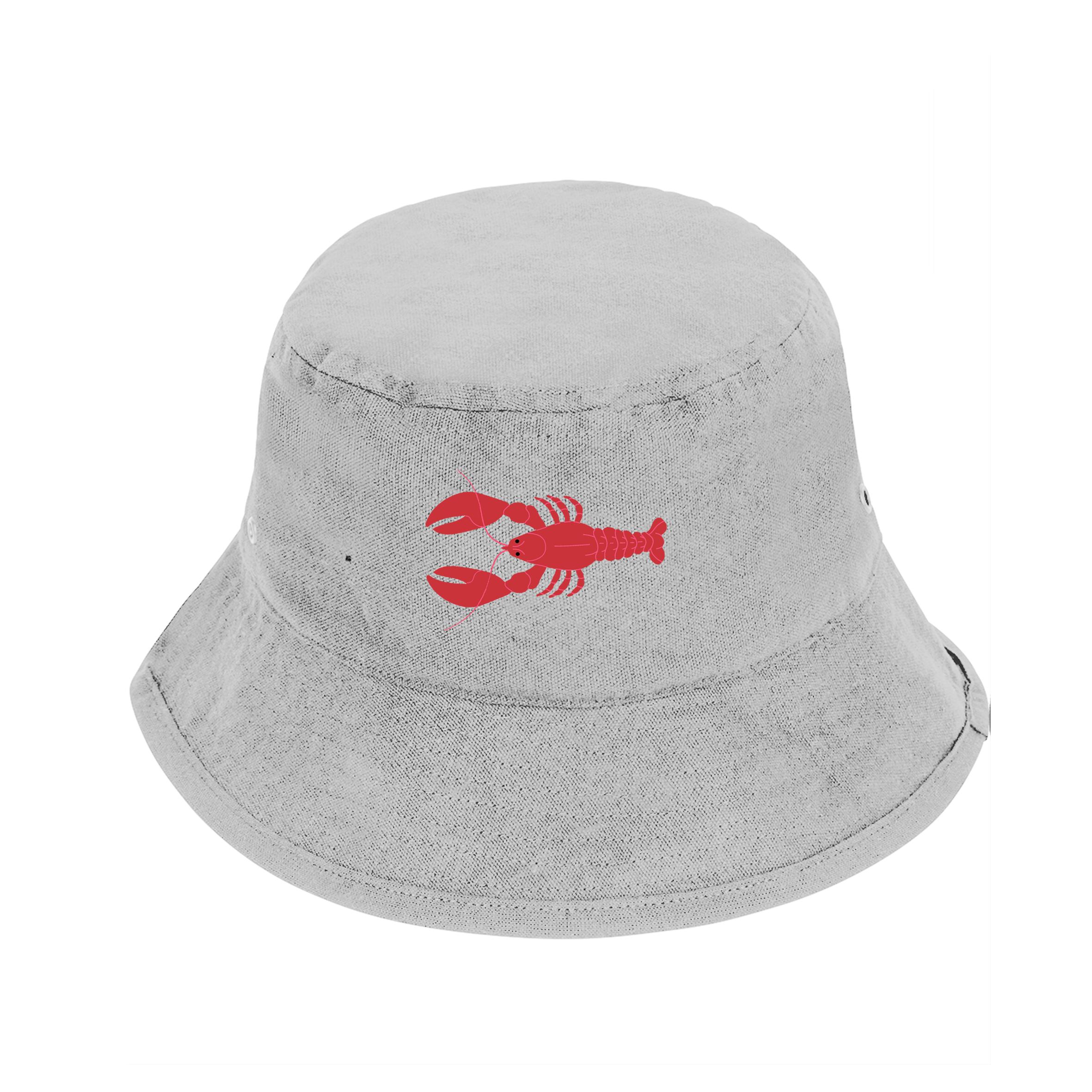 Lobster Embroidered Bucket Hat: Recycled & Organic Cotton - Etsy display picture 3