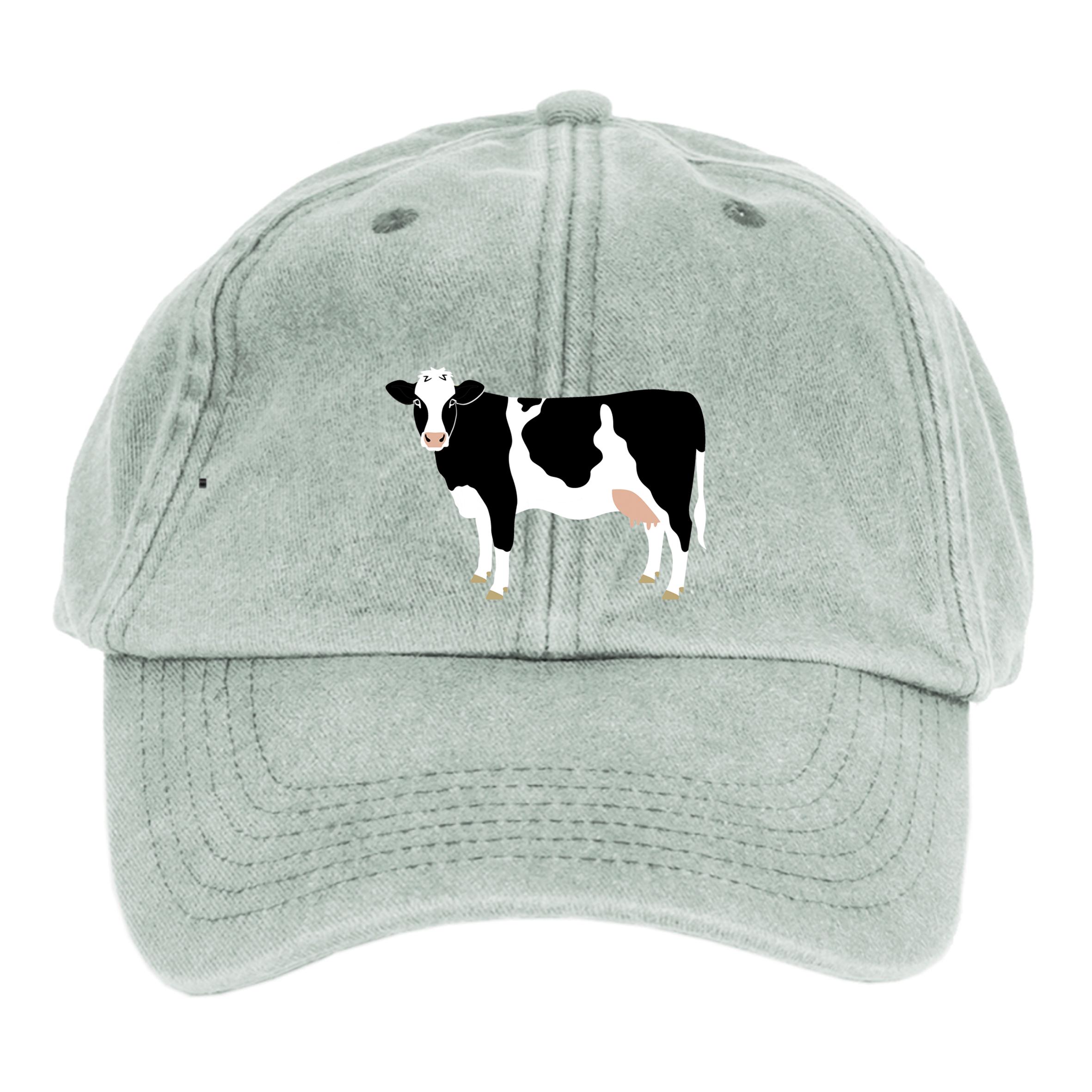 Moo Moo Lemon Parody Adjustable Green Cotton Baseball Cap – Cows Whistler Canada Wholly Cow Ball Cap – Wholly Cow Ice Cream main image 2