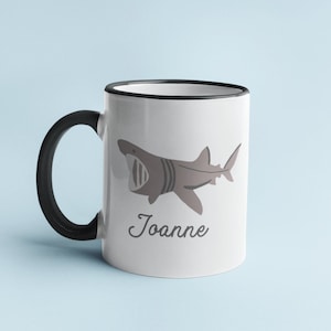 Basking Shark Mug, Personalised Mug, Basking Shark, Basking Sharks, Basking Shark Mug, Personalised Shark Mug