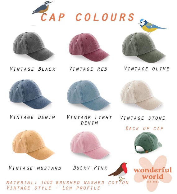 Snail Embroidered Cap, Snail Cap, Snail Baseball Cap Snail Embroidered Cap, Snail Cap, Snail Baseball Cap