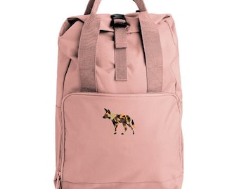 Mochila para perros de caza africanos: bolsa enrollable para perros salvajes