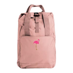 Flamingo Embroidered Backpack, Flamingo Gift Mug, Flamingo Gift, Flamingo Mugs, Flamingo