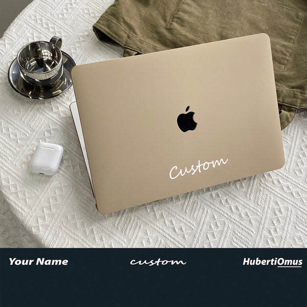 Tan Case Cover for Macbook Pro 14 16 M1 Case Macbook Pro 13 15 16, A2337 A2338 Custom Name Laptop Office University Gift