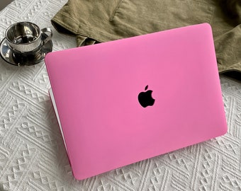 HotPink Case Cover for Macbook Pro 14 16 M1 Case Macbook Pro 13 15 16, A2337 A2338 Custom Name Laptop Office University Gift