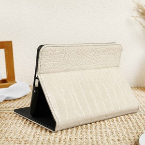 Custodia Kindle in pelle personalizzata retrò beige, custodia Kindle 6" 2022 completamente nuova, copertina Paperwhite 2021, custodia Paperwhite 6.8, Kindle 10a 11a generazione