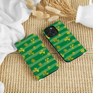 Capa personalizada Golden Clover para iPhone 16 Pro, carteira com compartimento para cartão, capa de telefone com tampa flip personalizada para iPhone 16 15 14 13 12 11 Pro Max