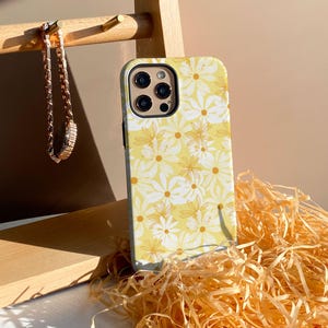 Coque Daisy Chain pour iPhone 15, 14, 15, 16 Pro Max, 13, 14, 15, 16 Pro, iPhone 11, 12, 13 Pro Max, coque personnalisée
