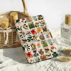 Timbri botanici Kindle Case, Paperwhite 6.8"Custodia, kindle 10th 11th, Personalizzazione Kindle Paperwhite Cover, Tutte le nuove custodie Kindle 2022