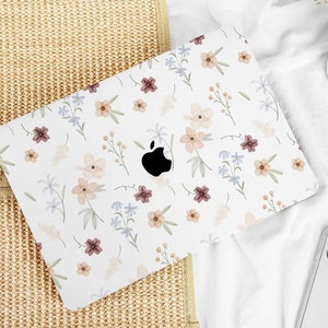 Spring Florets Case Cover for Macbook Air 13 M1 Case Macbook Pro 13 16 15 A2337 A2338 A2141 Custom name laptop Office University Gift A2681