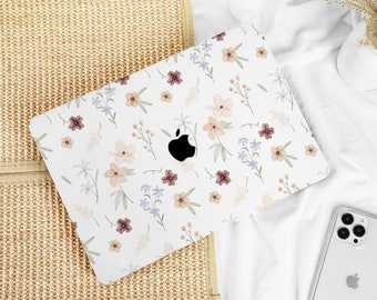 Spring Florets Case Cover for Macbook Air 13 M1 Case Macbook Pro 13 16 15 A2337 A2338 A2141 Custom name laptop Office University Gift A2681