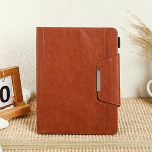 Custodia per iPad in pelle marrone vintage per custodia Air 5 4 3, Mini 5/6, custodia Air 4/5, iPad 8/9/10, custodia iPad Pro 2022, 2021, custodia Pro 11 12.9
