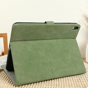 Avocado Tweed iPad Case for Air 5 4 3 Case, Mini 5/6, Air 4/5th Case, iPad 8/9/10th, iPad Pro 2022, 2021 case, Pro 11 12.9 Case Bild 1