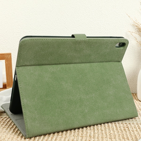 Étui iPad Avocado Tweed pour étui Air 5 4 3, Mini 5/6, étui Air 4/5e, iPad 8/9/10e, iPad Pro 2022, étui 2021, étui Pro 11 12.9