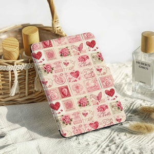 Pink Flower Album Kindle Case, Paperwhite 6.8"Case, kindle 10e 11e, Personnalisation Kindle Paperwhite Cover, Tout nouveau Kindle Case 2022