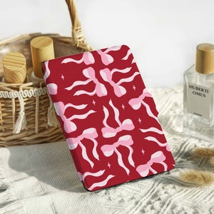 Fluttering Bow Kindle Case, Paperwhite 6.8"Case, kindle 10th 11th, Personalization Kindle Paperwhite Cover, All New Kindle Case 2022