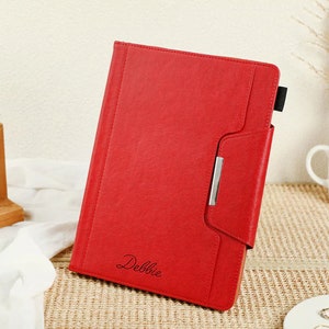 Custodia iPad in pelle rossa vintage per custodia Air 5 4 3, Mini 5/6, custodia Air 4/5, iPad 8/9/10, custodia iPad Pro 2022, 2021, custodia Pro 11 12.9