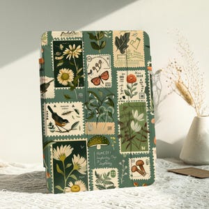 Funda para iPad con estampado de plantas, funda para iPad Air de 11" y 13" (2024), iPad Pro de 11" y 13" (2024), funda para iPad 2024, 2022, 2021 y 2020, funda para iPad mini 6