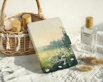 Forest Flower Sea Kindle Case, Paperwhite 6.8"Case, kindle 10th 11th, Personalization Kindle Paperwhite Cover, All New Kindle Case 2022