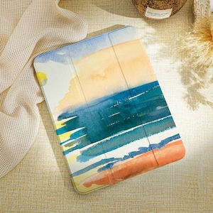 Rizhao Sea iPad-skal, iPad-skal för Air 11" 13" 2024, iPad Pro 11" 13" 2024, iPad 2024 2022 2021 2020-skal, iPad mini 6-skal