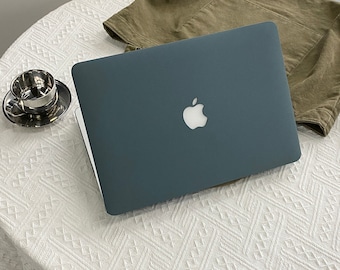 Coque gris ardoise pour Macbook Pro 14 16 M1 Case Macbook Pro 13 15 16, A2337 A2338 Nom personnalisé Ordinateur portable Bureau Université Cadeau